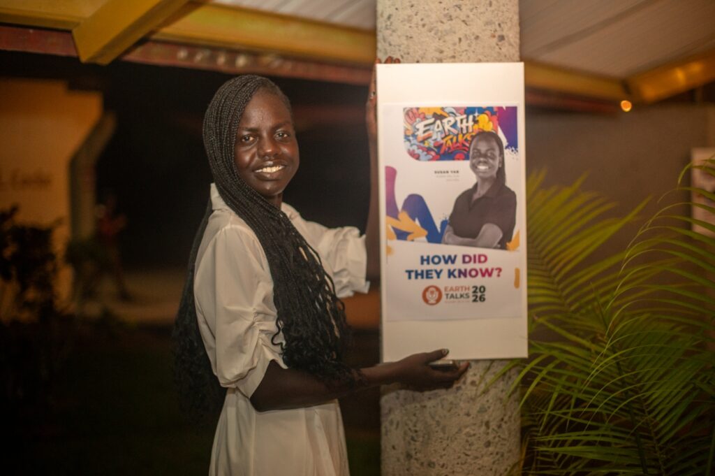 Susan Yar Deng, second-year student from South Sudan, pointed out the importance of having the curiosity to ask questions.